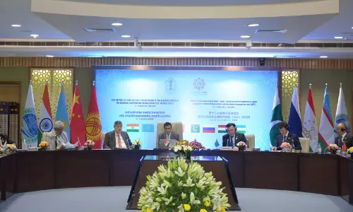 Meeting Of Chief Justices/Chairpersons Of Supreme Courts Of SCO Member States Held In Delhi