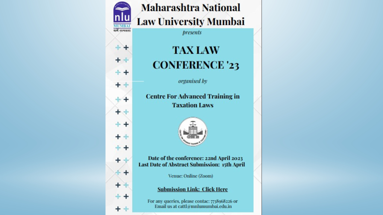 MNLU Mumbai, Tax Law Conference
