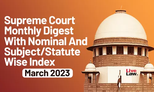 Supreme Court Monthly Digest March 2023 Supreme Court Monthly Digest March 2023