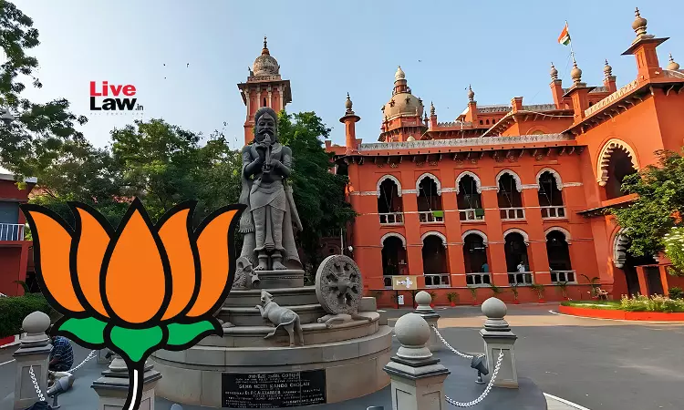 Madras High Court Dismisses Plea Challenging Allotment Of Lotus Symbol To Bharatiya Janata Party