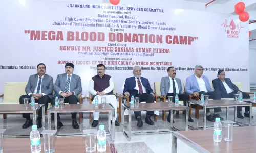 Mega Blood Donation Camp Organized At Jharkhand High Court Premises