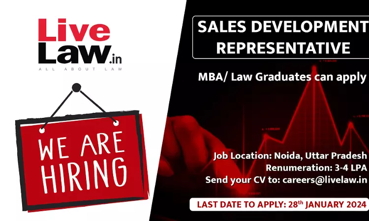 Join Our Team: Sales Development Representative Wanted! [Apply By 28th January]