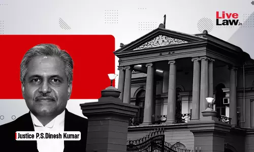 Justice PS Dinesh Kumar Appointed As Chief Justice Of Karnataka High Court Justice PS Dinesh Kumar Appointed As Chief Justice Of Karnataka High Court