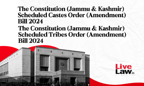 Parliament Clears Bills To Modify List Of SCs, STs For Jammu & Kashmir