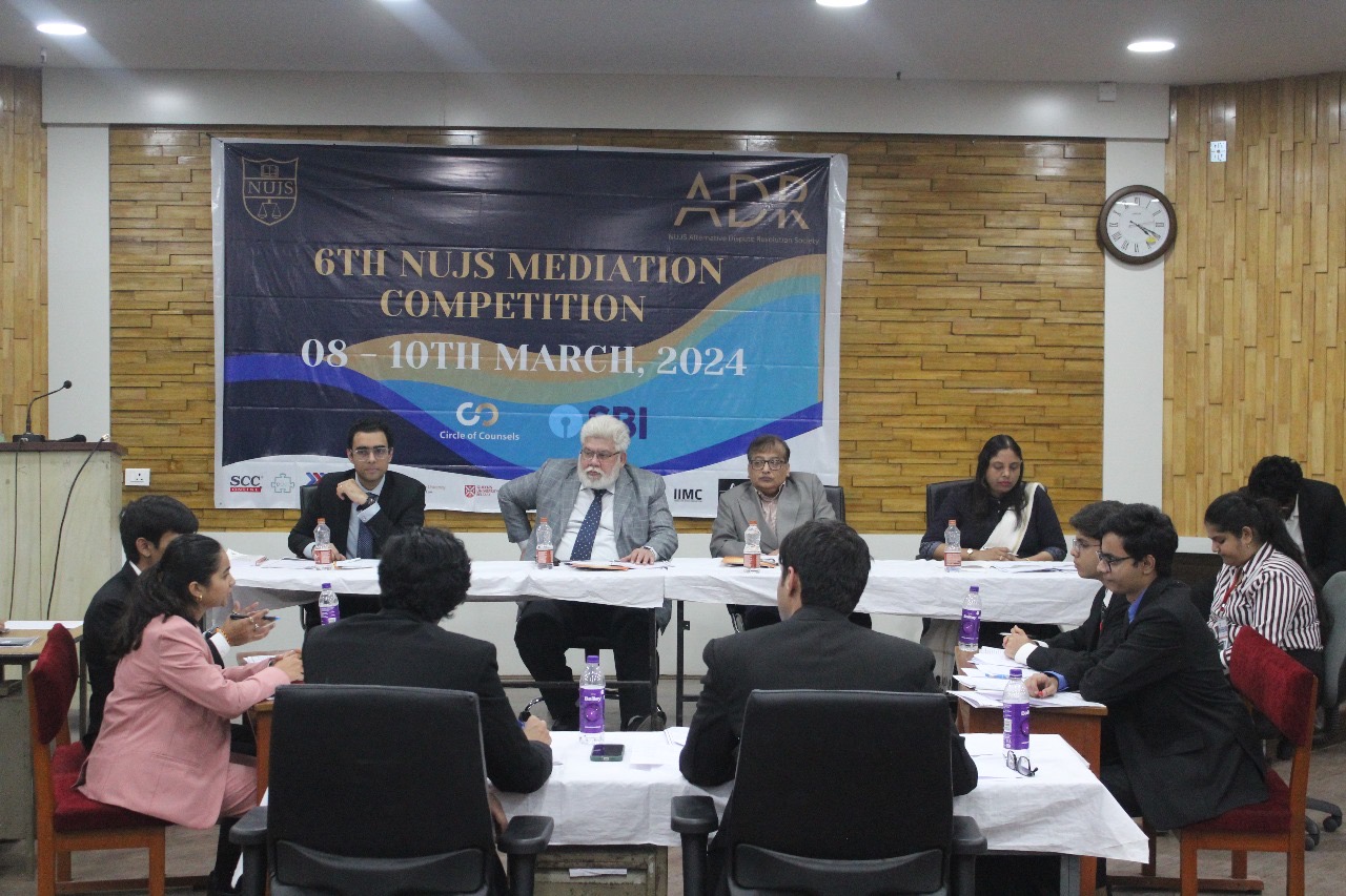 NUJS Kolkata Hosts 6th Mediation Competition, 2024, NLU Jodhpur Emerge As Winners