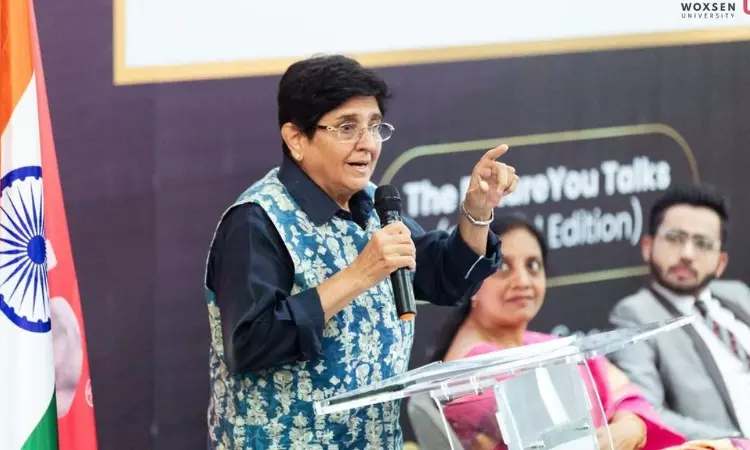 Dr. Kiran Bedi Inaugurates Kiran Bedi Hall And Embraces Role As Emeritus Professor Of Law At Woxsen University Dr. Kiran Bedi Inaugurates Kiran Bedi Hall And Embraces Role As Emeritus Professor Of Law At Woxsen University