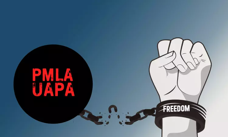 Seriousness Of UAPA Predicate Offence Cant Justify Prolonged PMLA Custody, Article 21 Not Eclipsed: Delhi High Court Grants Bail Seriousness Of UAPA Predicate Offence Cant Justify Prolonged PMLA Custody, Article 21 Not Eclipsed: Delhi High Court Grants Bail