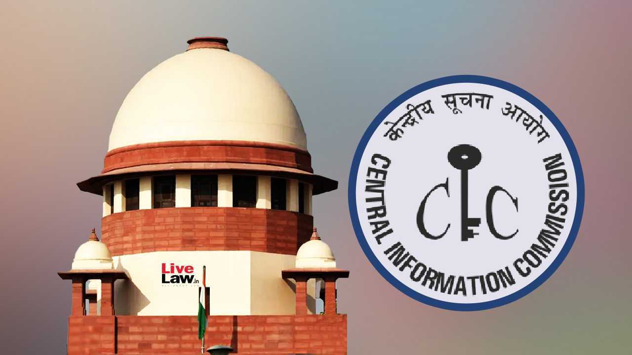Cic In Supreme Court To Hear PIL Seeking Virtual Hearing Access in CIC Through ...