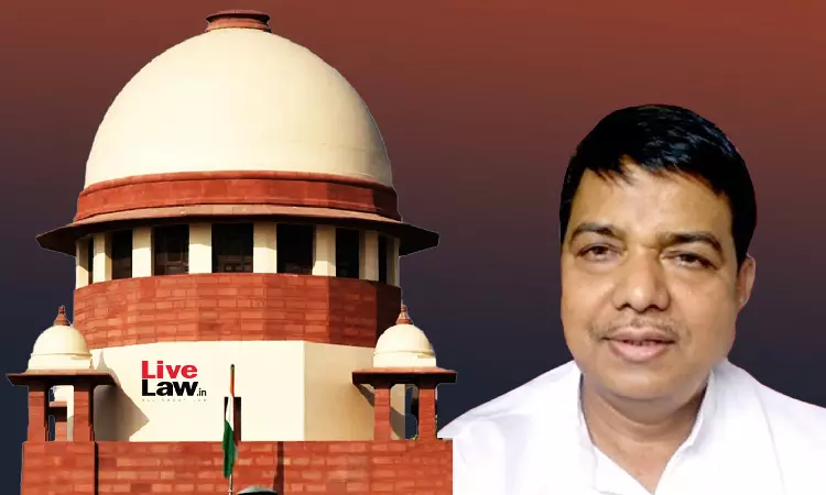 Supreme Court Grants Interim Bail To Former SP MLA Kishore Samrite Who Was Sentenced To 5 Yrs Imprisonment For Attacking SDM, Burning His Vehicle