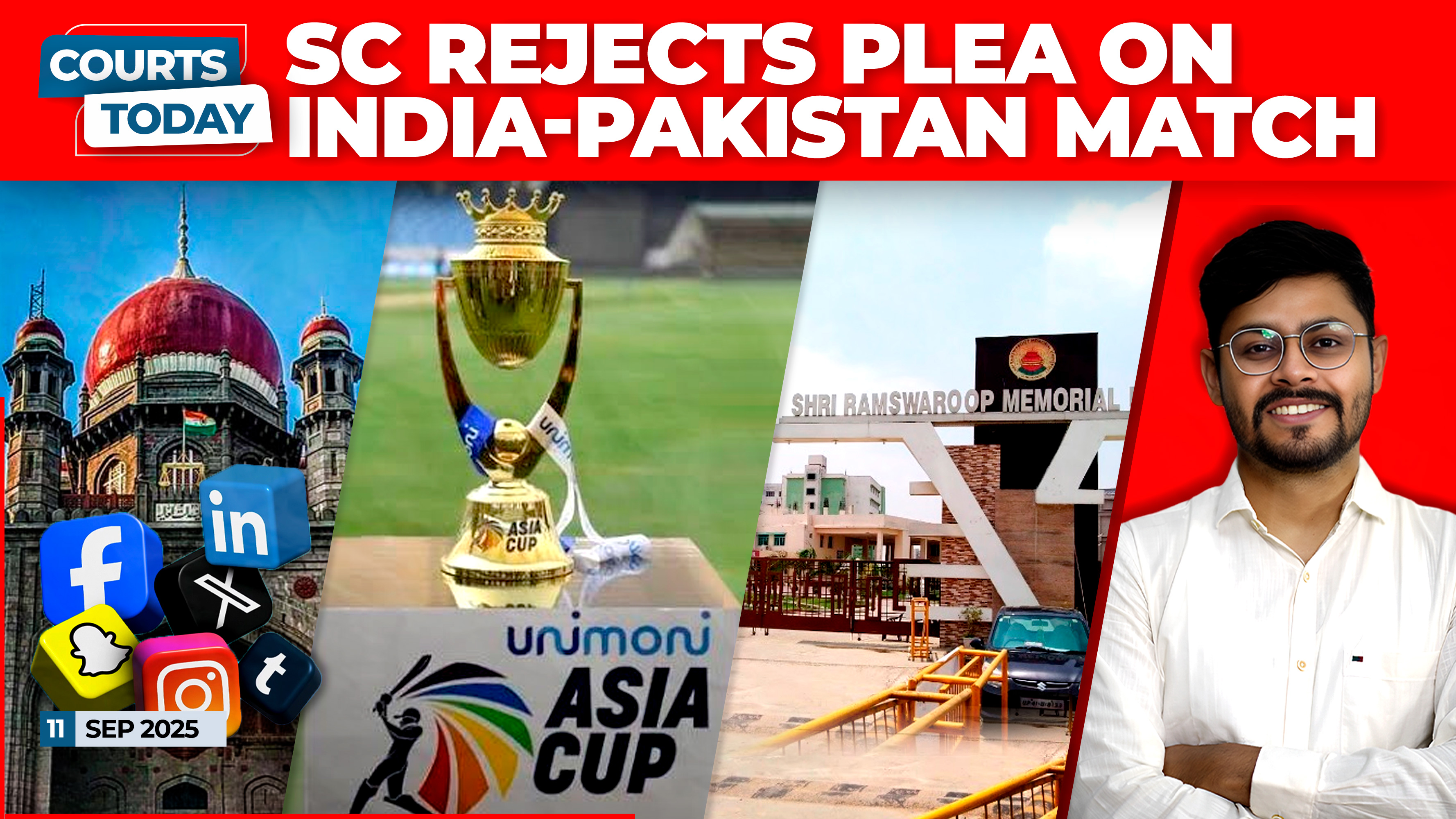 Presidential Reference concluded | India-Pak Match | Free speech ...