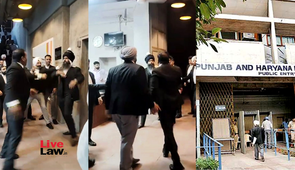 P&H High Court Takes Suo Motu Cognisance Of Violence In Court Premises ...