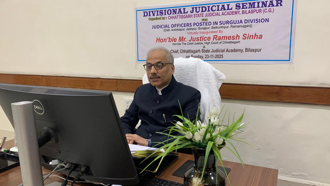 Justice Rajasinghe Justice Flows From The Conscience Of The Judge: Chhattisgarh HC Chief ...