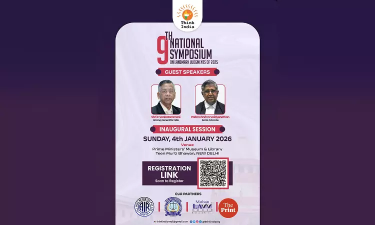 Think India Hosts 9th National Symposium On Landmark Judgments On January 4, 2026