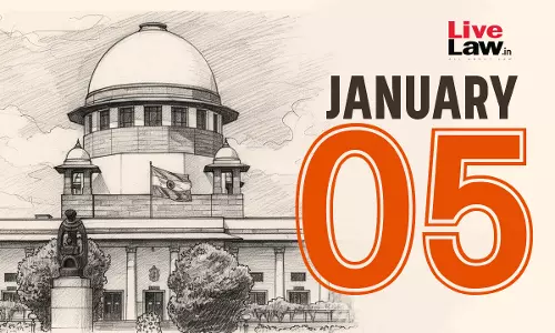 Supreme Court Daily Round-Up :  January 5, 2026