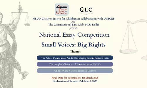 NLUD–UNICEF National Essay Competition on Constitutional Law and Child Rights
