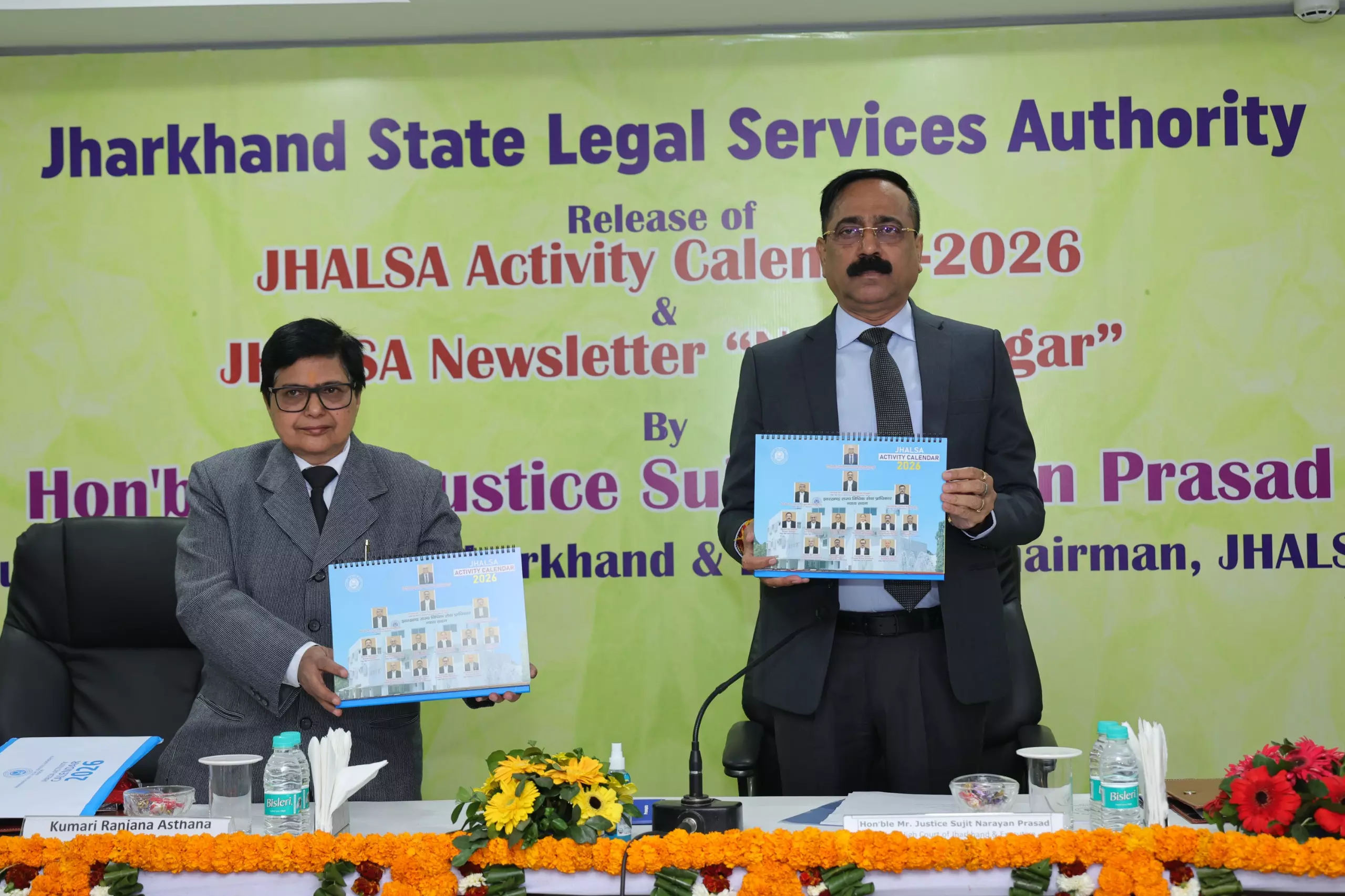 Rising Child Trafficking A Serious Concern In Jharkhand: Justice Sujit Narayan Prasad While Launching JHALSA Calendar, Annual Magazine