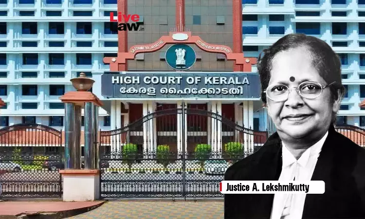 Former Kerala High Court Judge Retd. Justice A Lekshmikutty Passes Away