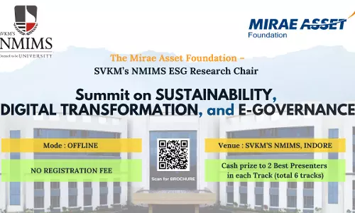 NMIMS Indore To Host Summit On Sustainability, Digital Transformation & E-Governance