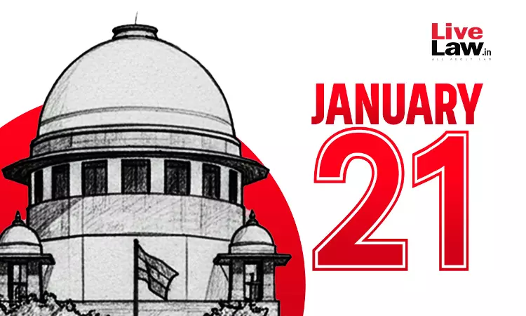 Supreme Court Daily Round-Up : January 21, 2026