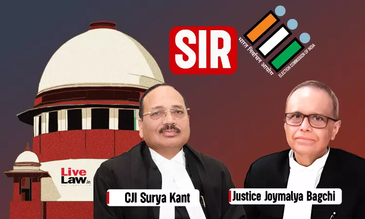 Can Special Intensive Revision Deviate From Rules? Procedure Must Be Transparent : Supreme Court To Election Commission Can Special Intensive Revision Deviate From Rules? Procedure Must Be Transparent : Supreme Court To Election Commission