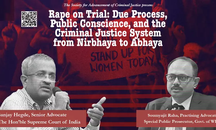NUJS Kolkata To Host Academic Session On Post-Nirbhaya Rape Jurisprudence NUJS Kolkata To Host Academic Session On Post-Nirbhaya Rape Jurisprudence