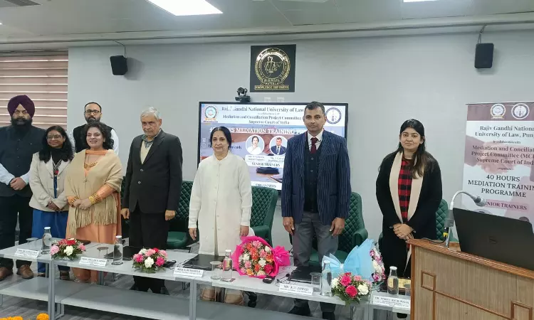 RGNUL, Punjab Conducts Mediation Training Programme In Collaboration With MCPC, Supreme Court Of India