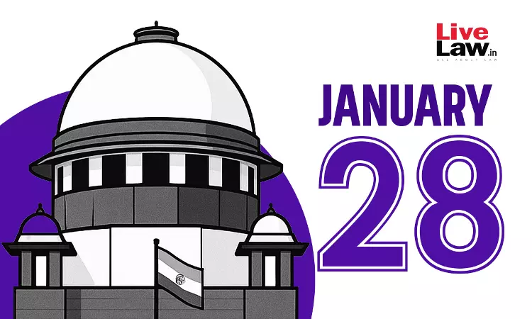 Supreme Court Daily Round-Up : January 28, 2026