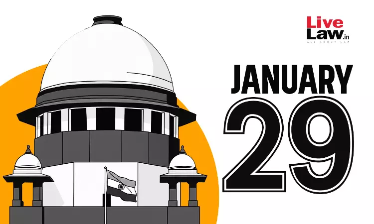 Supreme Court Daily Round-Up : January 29, 2026