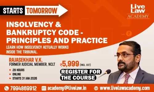 Mastering the IBC: Principles, Practice & Commercial Wisdom With Rajasekhar V.K, Former NCLT Member