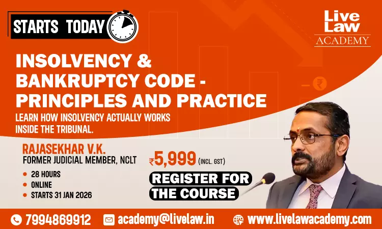 Mastering the IBC: Principles, Practice & Commercial Wisdom With Rajasekhar V.K, Former NCLT Member