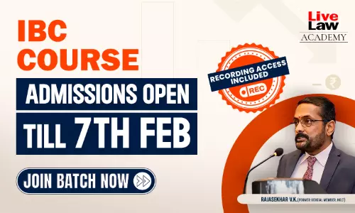 Mastering the IBC: Principles, Practice & Commercial Wisdom With Rajasekhar V.K, Former NCLT Member Mastering the IBC: Principles, Practice & Commercial Wisdom With Rajasekhar V.K, Former NCLT Member