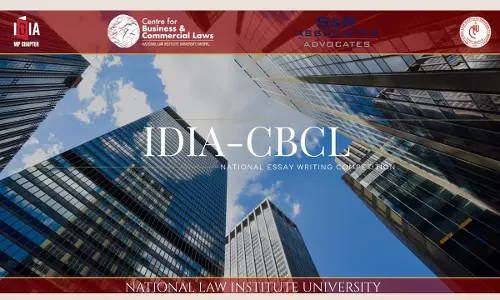 CBCL, NLIU Bhopal Announces 2nd IDIA National Essay Writing Competition