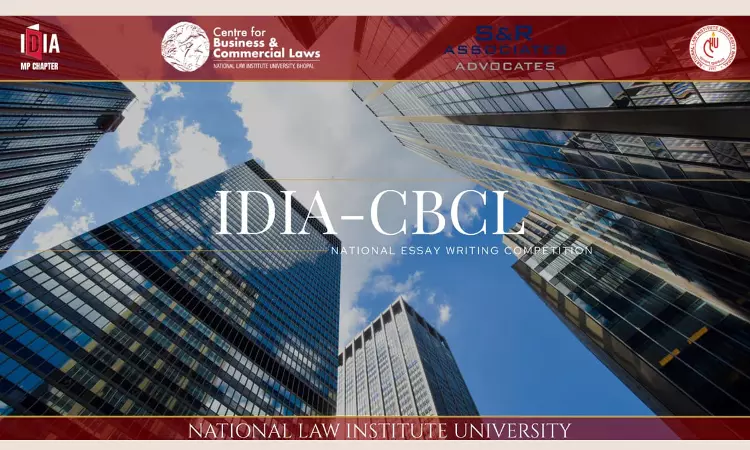 CBCL, NLIU Bhopal Announces 2nd IDIA National Essay Writing Competition