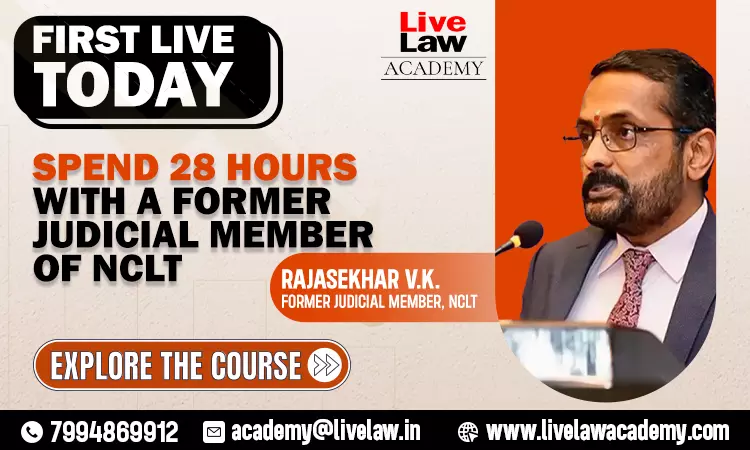 Mastering the IBC: Principles, Practice & Commercial Wisdom With Rajasekhar V.K, Former NCLT Member