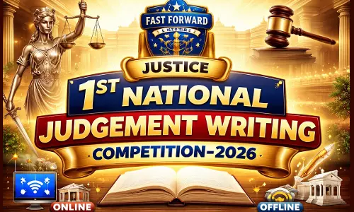 Fast Forward Justice And Law Audience Present 1st National Online Judgement Writing Competition, 2026