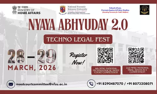 Nyaya Abhyuday 2.0: National Forensic Sciences University Announces National Techno-Legal Fest 2026 At Gandhinagar Campus