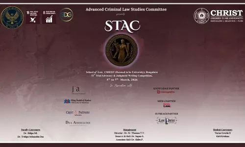 STAC 2026: 11th National Trial Advocacy Competition at CHRIST School of Law