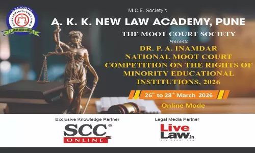 M.C.E. Societys A.K.K. New Law Academy, Pune Organises Dr. P.A. Inamdar National Moot Court Competition 2026