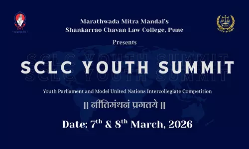 SCLC Youth Summit 2026 | National Youth Parliament & Model United Nations | Prize Pool ₹99,000 | 7–8 March 2026 | Pune