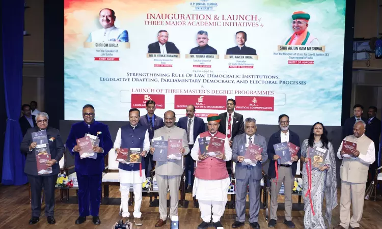 Lok Sabha Speaker And Law Minister Launch JGUs New Masters Programmes In Electoral Analysis, Political Communication & Legislative Drafting Lok Sabha Speaker And Law Minister Launch JGUs New Masters Programmes In Electoral Analysis, Political Communication & Legislative Drafting