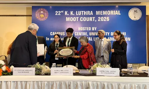 Symbiosis Law School Noida wins 22nd KK Luthra Memorial Moot Court Competition, 2026