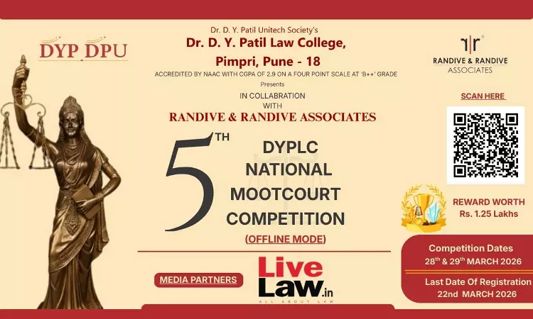 Dr. D.Y. Patil Law College, Pimpri To Organise 5th DYPLC National Moot Court Competition Dr. D.Y. Patil Law College, Pimpri To Organise 5th DYPLC National Moot Court Competition