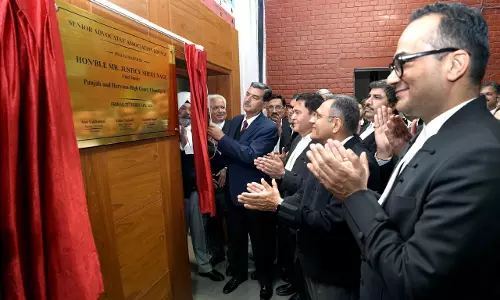 Punjab & Haryana High Court Chief Justice Sheel Nagu Inaugurates Senior Advocates Lounge