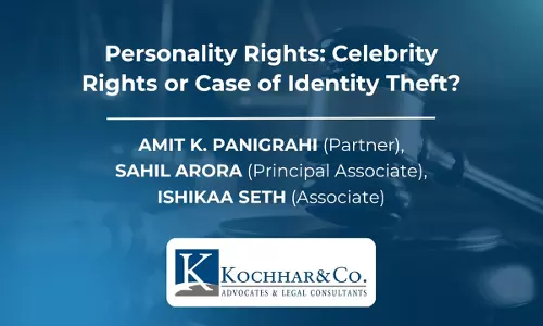 Personality Rights: Celebrity Rights Or Case For Identity Theft?