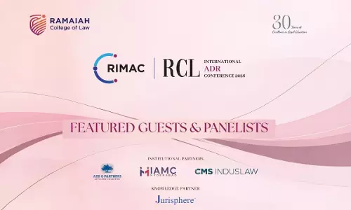Ramaiah College of Law To Host Ramaiah International Moot & ADR Conference (RIMAC 2026) On March 22