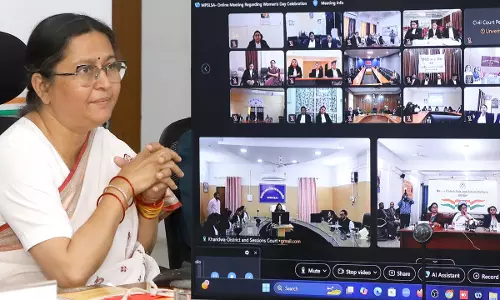 MP State Legal Services Authority Marks International Womens Day With Online Interaction For Women Judicial Officers