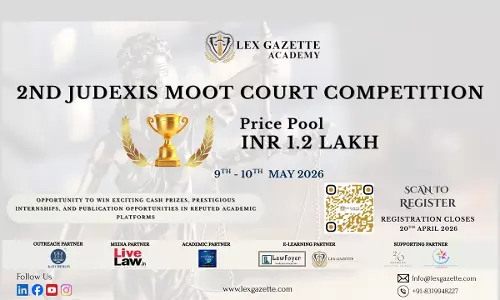Lex Gazette Academy Announces 2nd Judexis Moot Court Competition 2026; Registrations Open