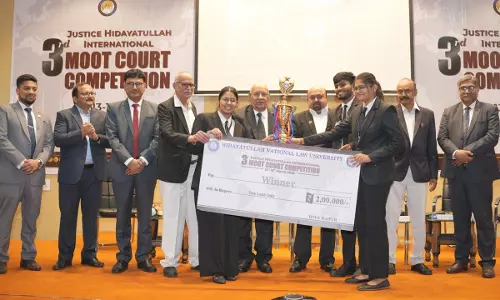 Institute Of Law, Nirma University Wins 3rd Justice Hidayatullah International Moot Court Competition, Bags ₹2 Lakh Cash Prize