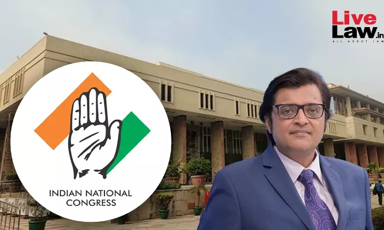 Delhi HC Issues Summons To Arnab Goswami, Republic TV In Congress Defamation Suit Over Turkey Office Claim; No Interim Relief For Now