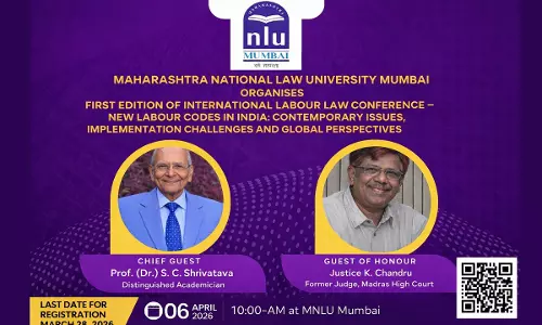 First Edition Of International Labour Law Conference On New Labour Codes In India: Contemporary Issues, Implementation Challenges And Global Perspectives